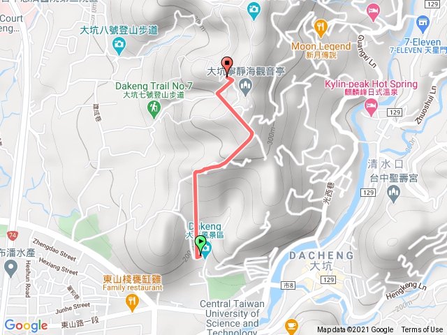 大坑9號步道至7號步通