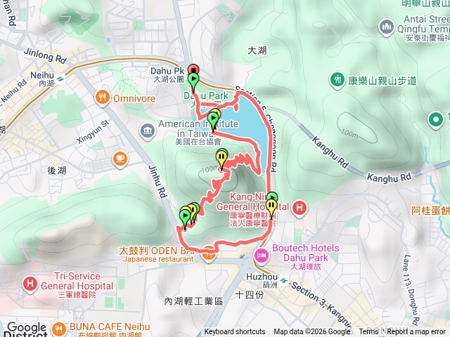 白鷺鷥山與大湖公園 午後散步健行預覽圖