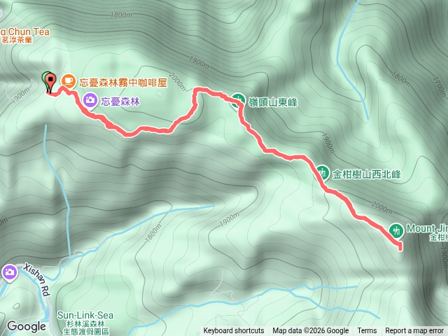 忘憂森林金甘樹山