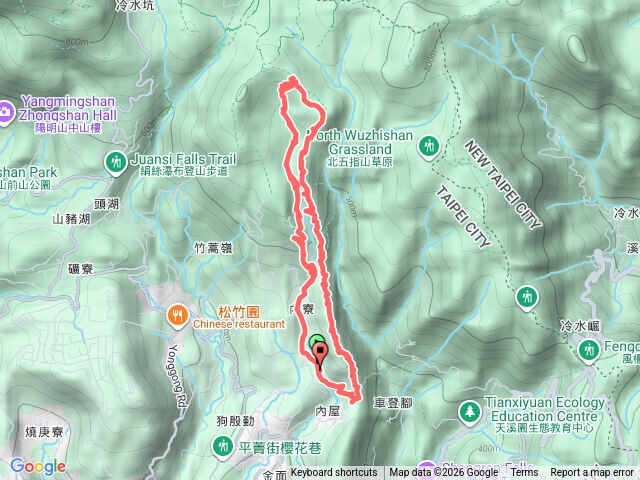 瑪礁古道內寮古道O型走預覽圖
