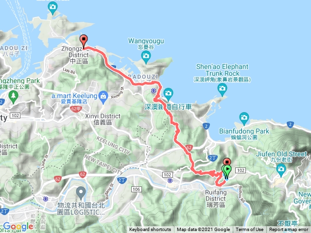 瑞芳龍潭山連走深澳山山