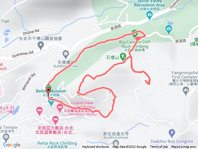 大砲岩新北投山