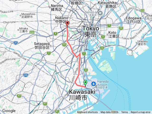 羽田機場-新宿(地鐵)