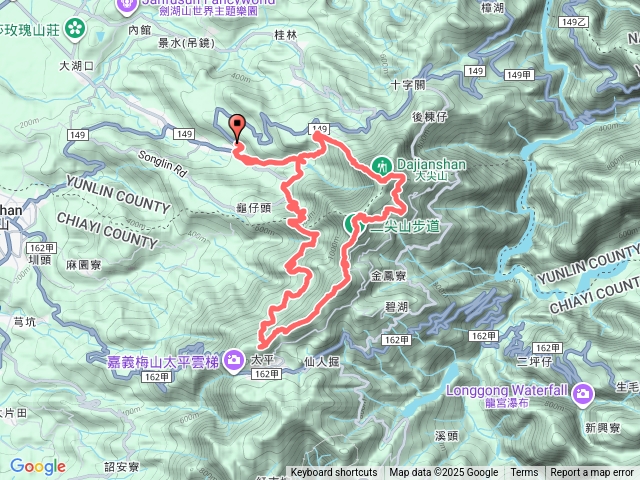古坑華山走雲嘉5連峰(福華宮走11號上)預覽圖