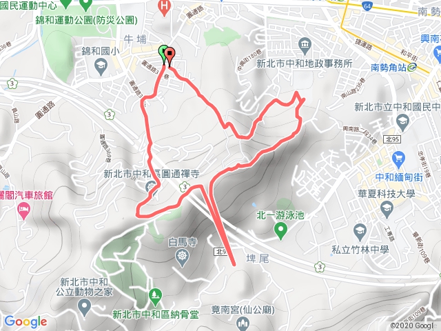 晨走圓通寺 o型