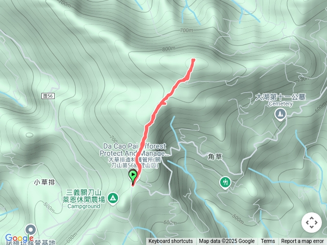 小百岳#36 關刀山(含休息10分鐘)