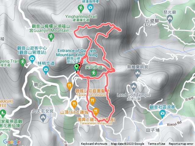 觀音山小北插大崩壁北橫古道