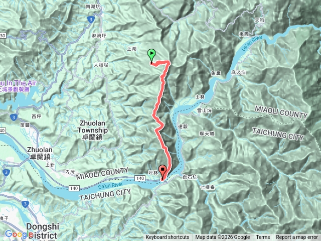 馬司克（馬那邦山-司令山-大克山）縱走預覽圖
