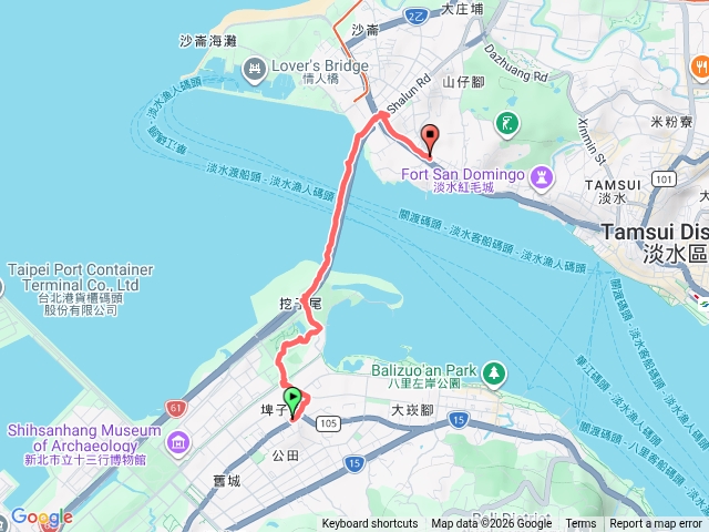 淡江大橋（八里＞淡水，徒步）