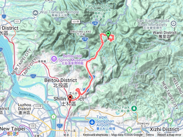 陽明山簡單爬