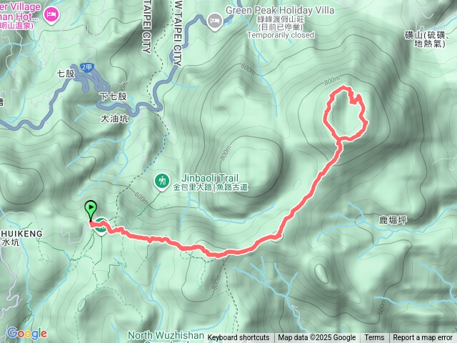 磺嘴山 繞火山口路線（無翠翠谷）