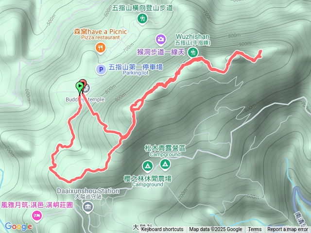 大隘山-五指山連峰P型2025.01.25