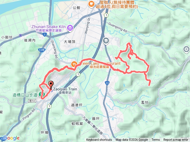 老庄山_菜瓜窩山_造橋口山_中尖山_鹿廚坑山_爛坑山預覽圖