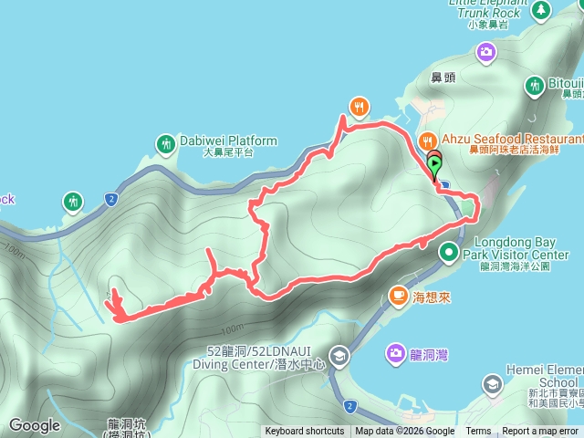 鼻頭公墓門牙岩海園古道89•3下