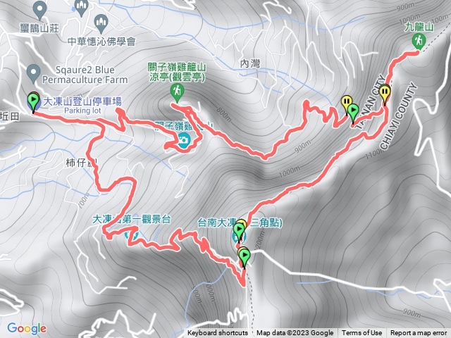 雞籠山＋九龍山＋大凍山