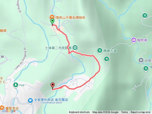 內厝溪櫻花木廊坪頂古圳