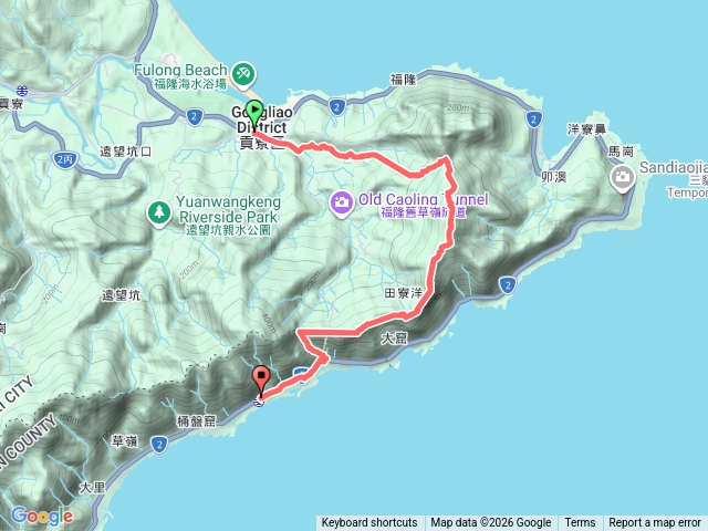隆隆山，隆林山-大崛澳山-石城山-石城仔嶺土地公廟，隆嶺古道
