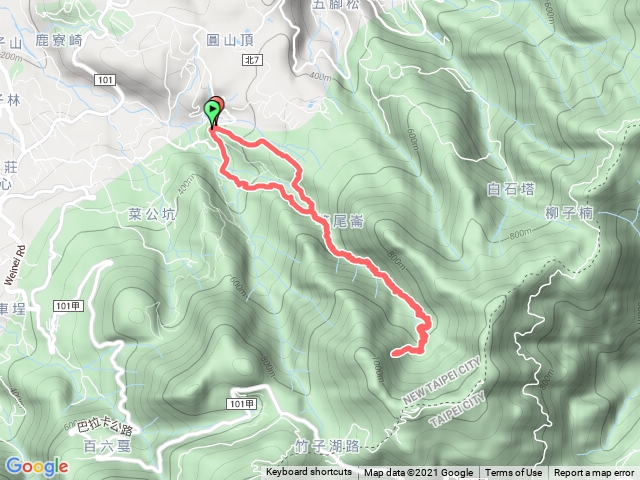 大屯溪古道（右線）～小觀音山西西峰下～三板二橋（大屯溪古道休閒農場）