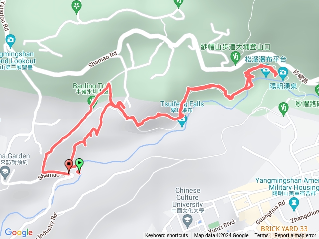 半嶺圳步道 松溪瀑布 