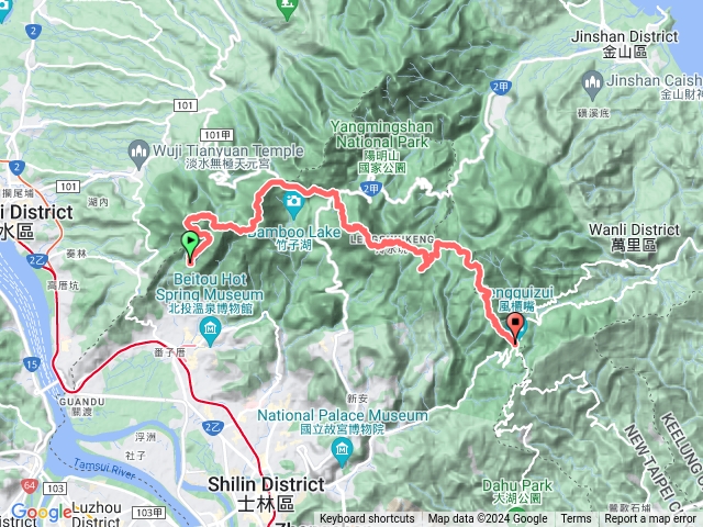 陽明山10連峰西東越野