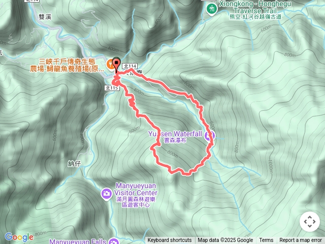 雲森瀑布&組合山O繞