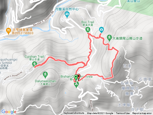 大崙頭尾親山步道