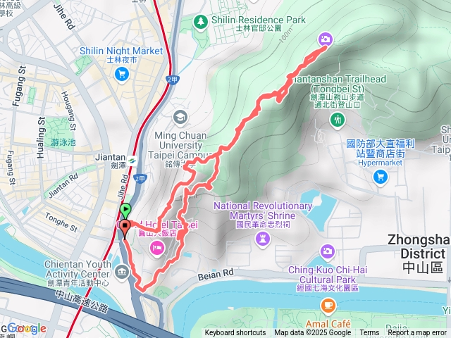 小百岳集起來劍潭山親山步道202502151210