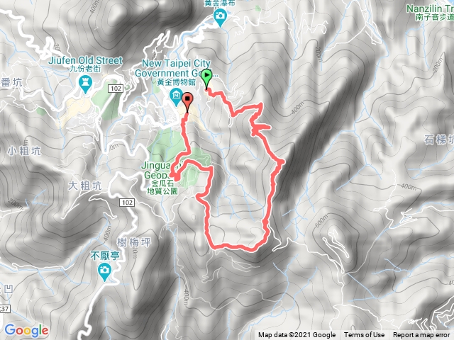 勸濟堂-茶壺山-半屏山-燦光寮山-黃金博物館