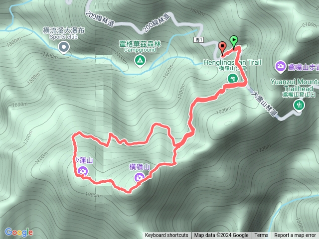 橫嶺山古道預覽圖