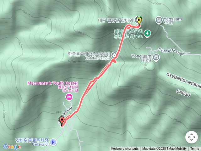 大邱八公山-冠佛岩