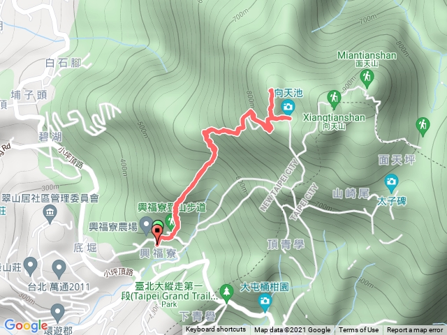 向天池山