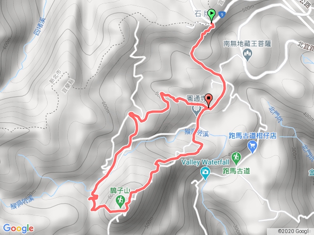 鵲子山誤闖跑馬古道