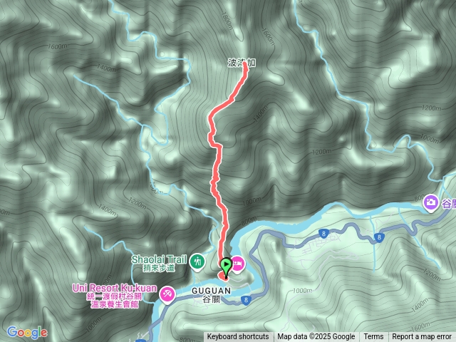 波津加山｜谷關線預覽圖
