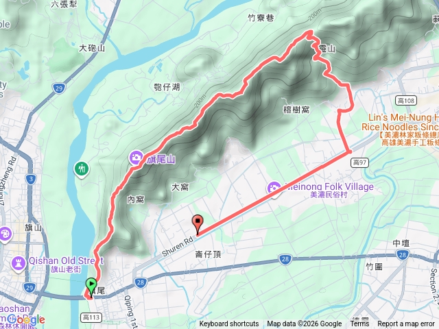 旗靈縱走預覽圖