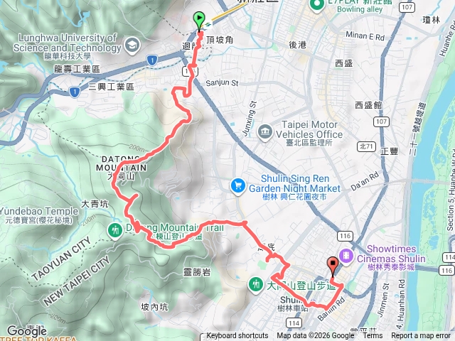 三福山.三角埔頂山.青龍嶺