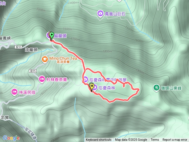 嶺頭山、忘憂森林P型預覽圖