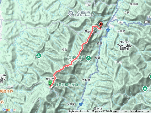 2026.01.04協雲宮-新石門山-新田山-和興山-錫隘古道（A進B出縱走)
