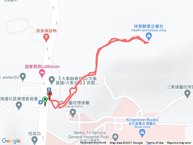 2021.8.29 內湖 灣子山 (成功路二段登山口)原路折返