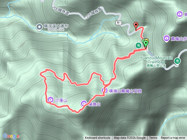 橫嶺山沙蓮山