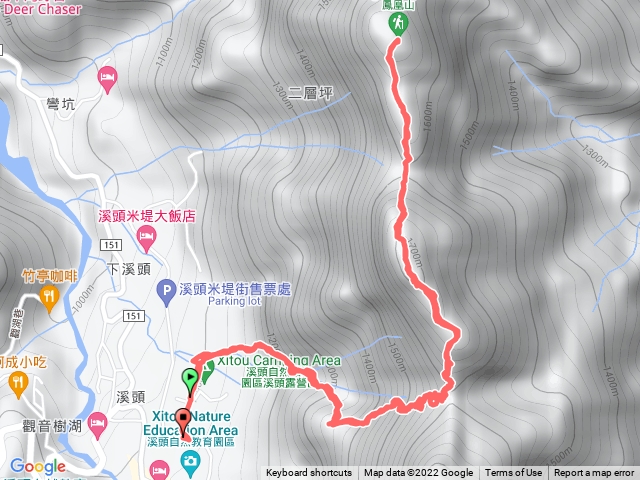風凰北嶺~鳳凰山~溪頭園區.gpx