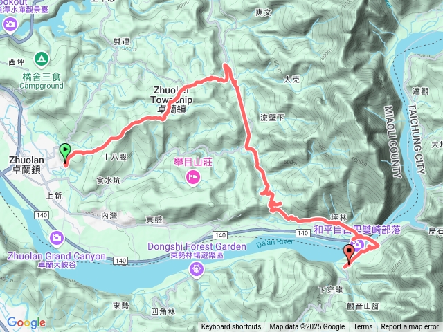 樟之細路卓蘭昭忠廟雙崎部落：