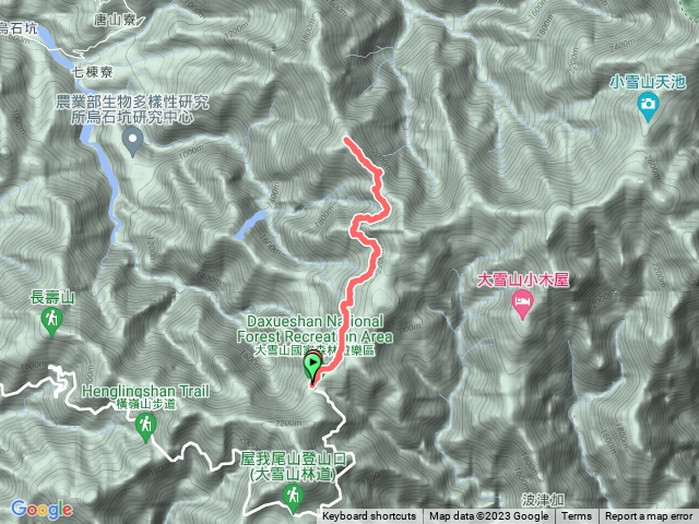 船型山林道烏石坑山