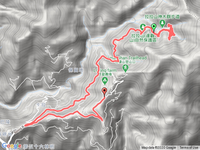 Nami-拉拉山神木群