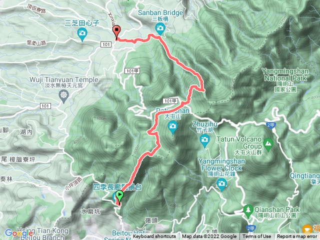 2022-0710_ 大屯國小經（大屯西南稜-小觀音山西西峰-長福山）出三板橋