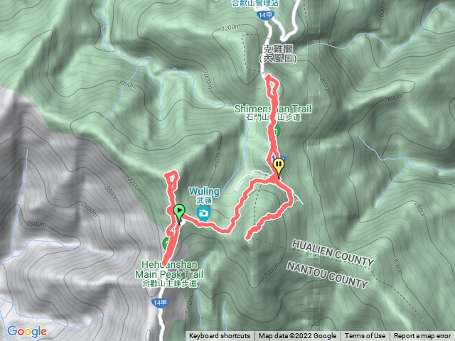 南投仁愛^_^：合歡山主峰+合歡山東峰+合歡尖山+石門山（4座山）【交通：南投客運武嶺下車、松雪樓上車】