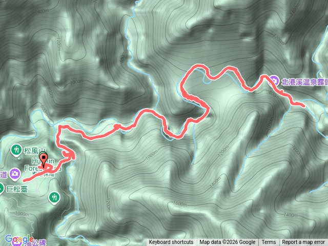 惠蓀林場～北港溪步道115.01.23