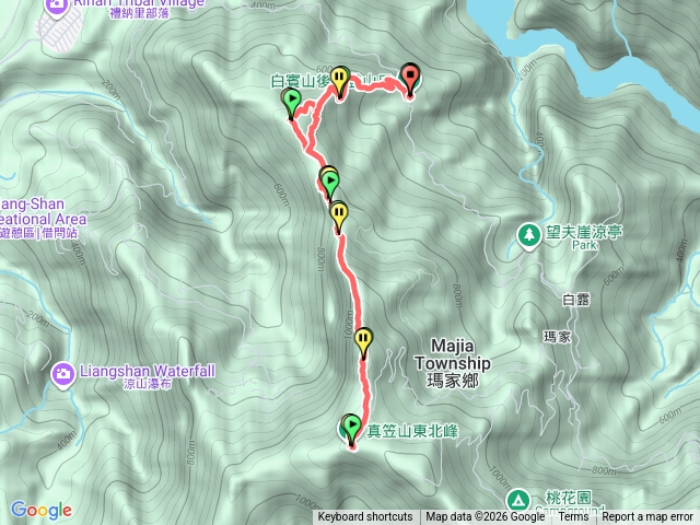 白賓山走真笠東北峰預覽圖