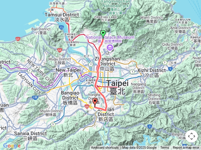 台北市區南北大縱走