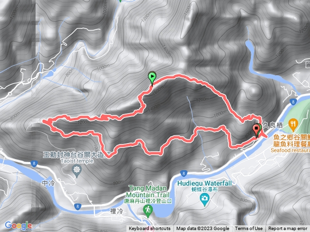 東卯山，東南稜上，德芙蘭下