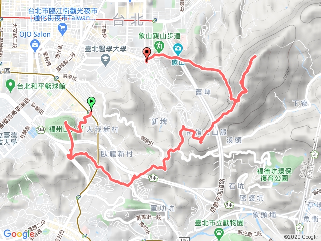 台北大縱走之福州山拇指山九五峰象山